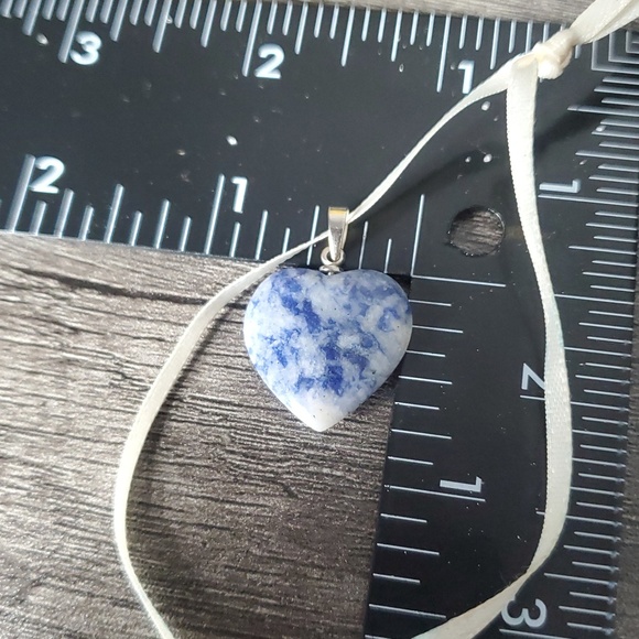 Oceanic Sodalite Precious Stone Pendant P308 - Picture 3 of 3